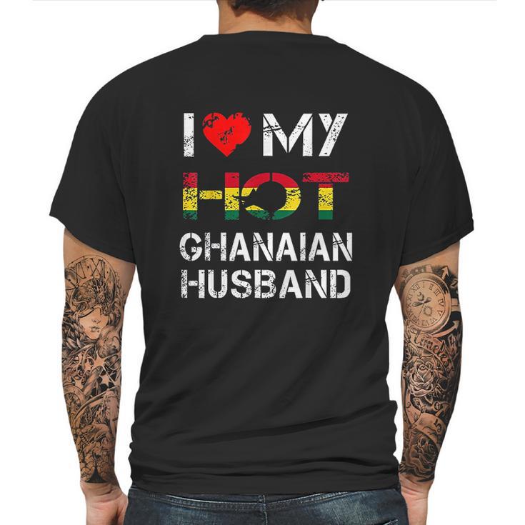 I Love My Hot Ghanaian Husband Mens Back Print T-shirt