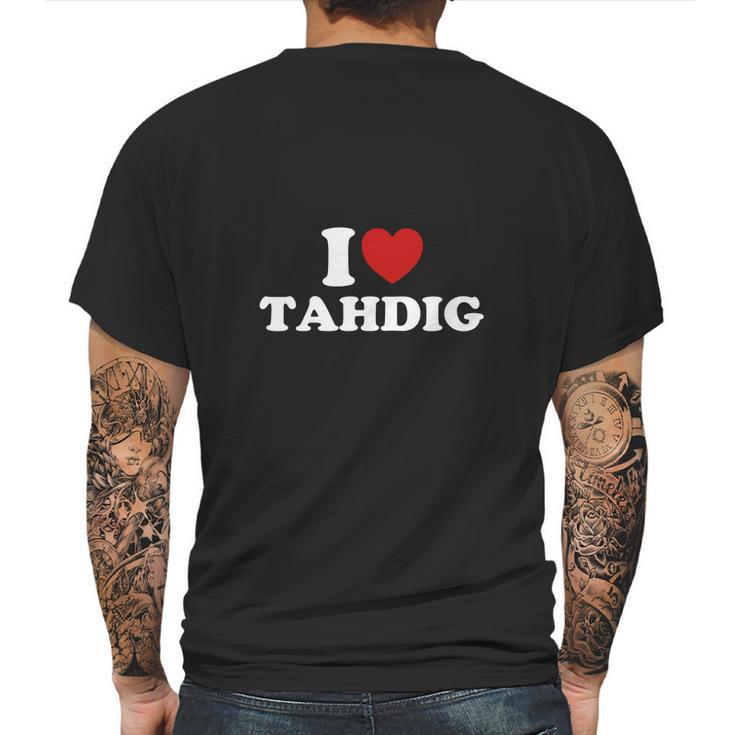 I Love Tahdig Funy Iranian Persian Mens Back Print T-shirt