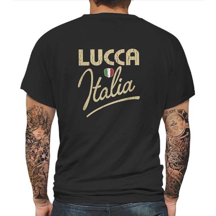 Lucca Italia Mens Back Print T-shirt