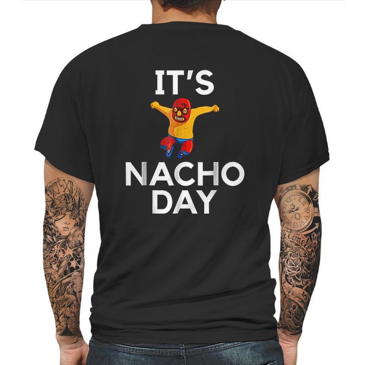 Lucha Libre Funny Nacho Gift Mens Back Print T-shirt