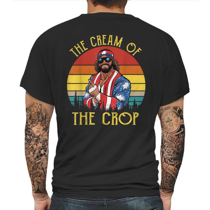 Macho-The Cream Of The Crop Wrestling Funny Retro Vintage Mens Back Print T-shirt