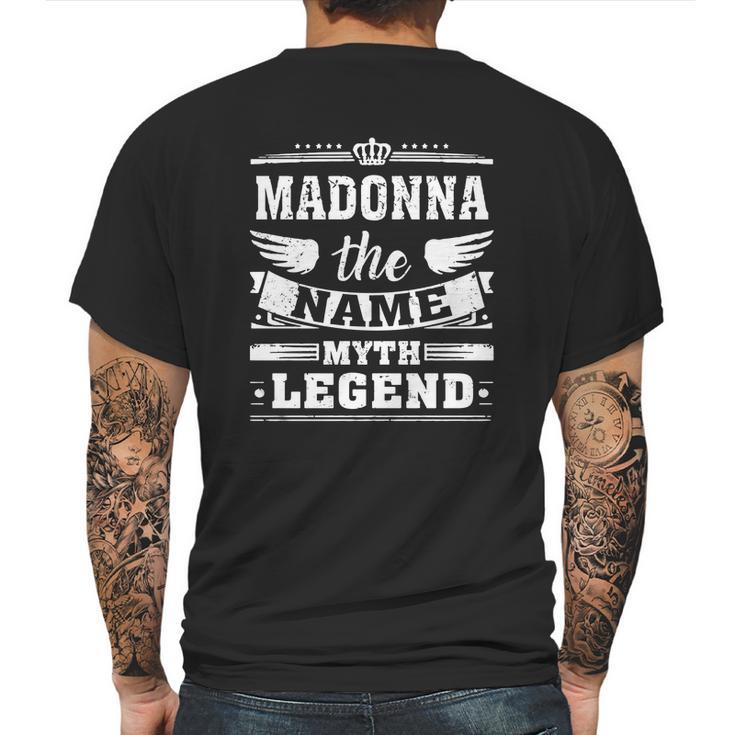 Madonna The Name The Myth The Legend Tshirt Mens Back Print T-shirt