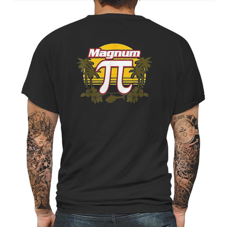 Magnum Pi Funny Gift Mens Back Print T-shirt