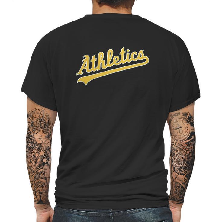 Majestic Oakland Athletics 2-Button Mens Jersey Mens Back Print T-shirt