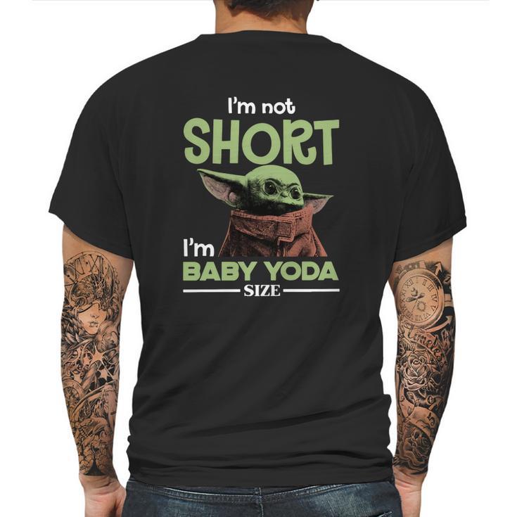 The Mandalorian Baby Yoda Mens Back Print T-shirt