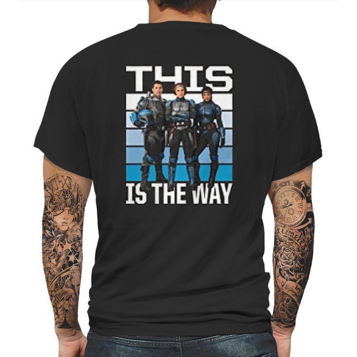 The Mandalorian This Is The Way Mens Back Print T-shirt