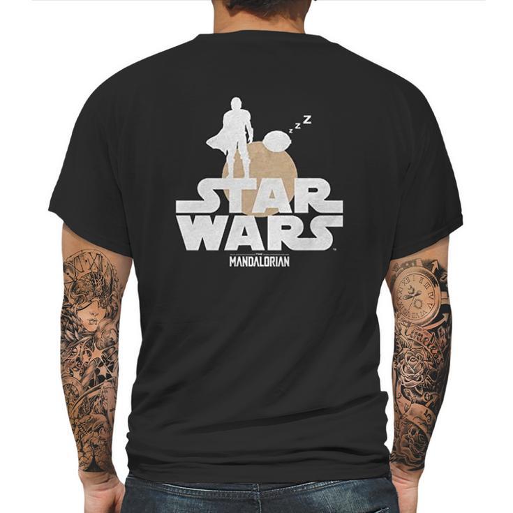 The Mandalorian Gifts Mens Back Print T-shirt