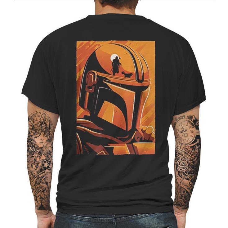 The Mandalorian Mens Back Print T-shirt