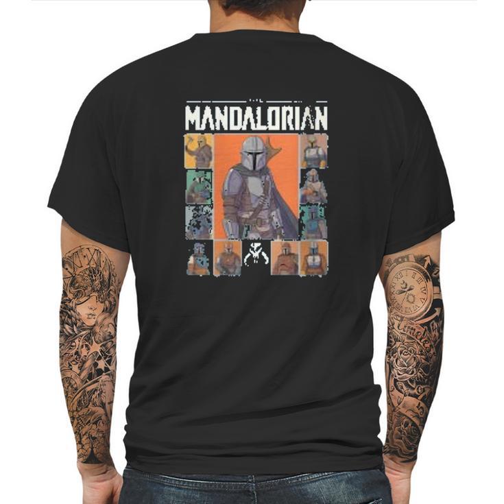 The Mandalorian Character Grid This Is The Way Mens Back Print T-shirt