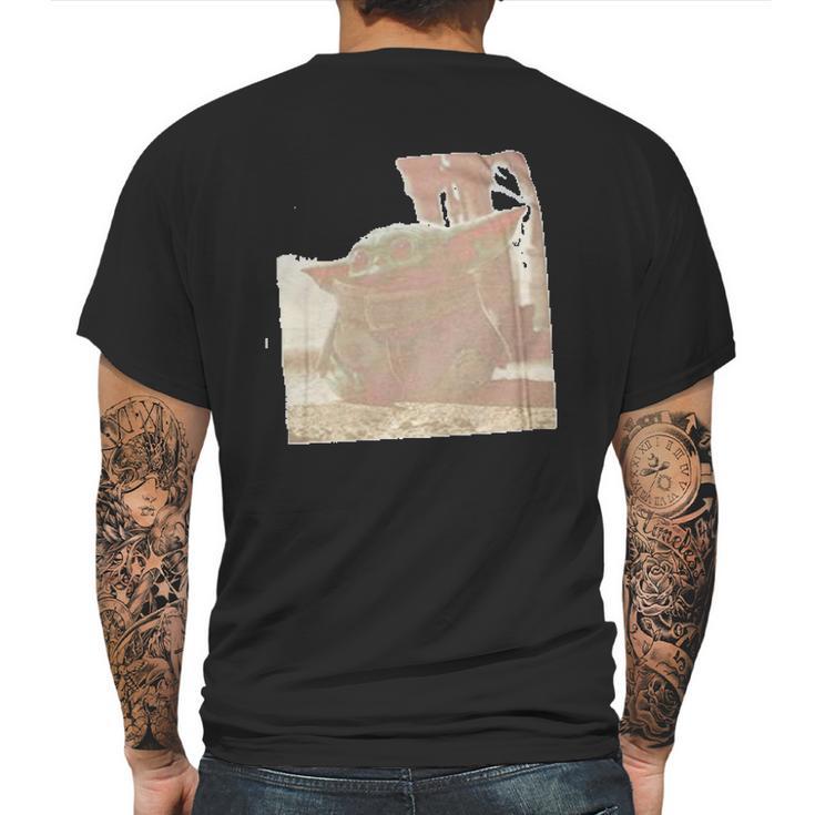 The Mandalorian The Child Mens Back Print T-shirt