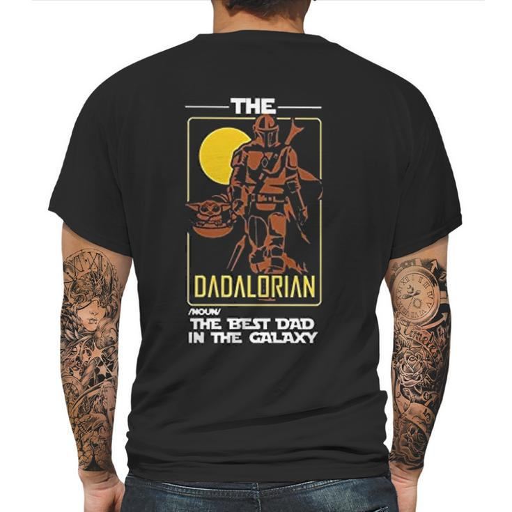 Mandalorian The Dadalorian Best Dad Mens Back Print T-shirt