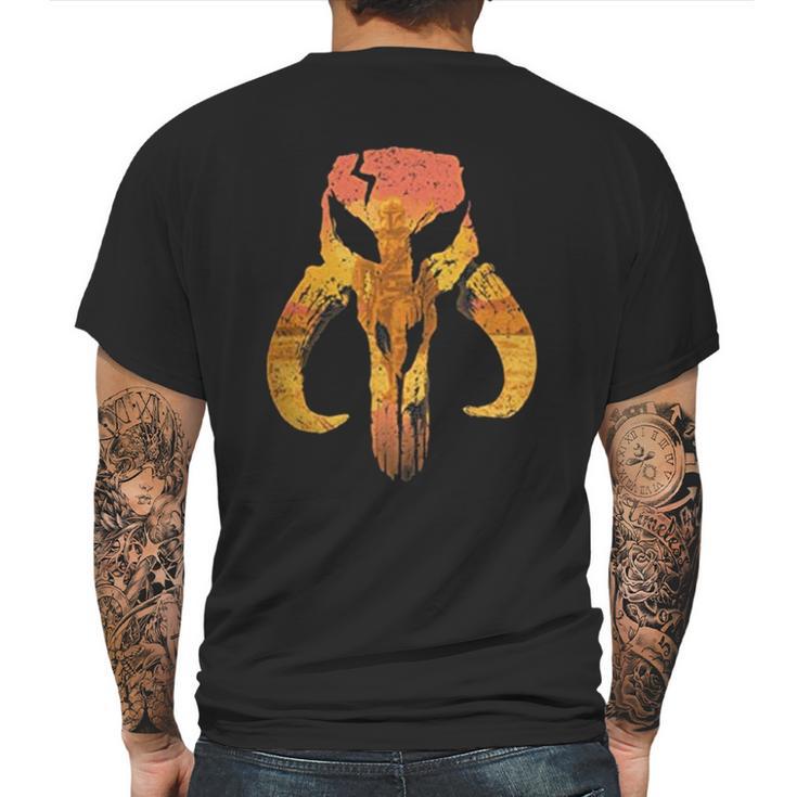 Mandalorian The Hunter Mens Back Print T-shirt