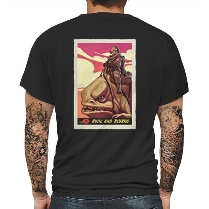 The Mandalorian Kuiil And Blurrg Mens Back Print T-shirt