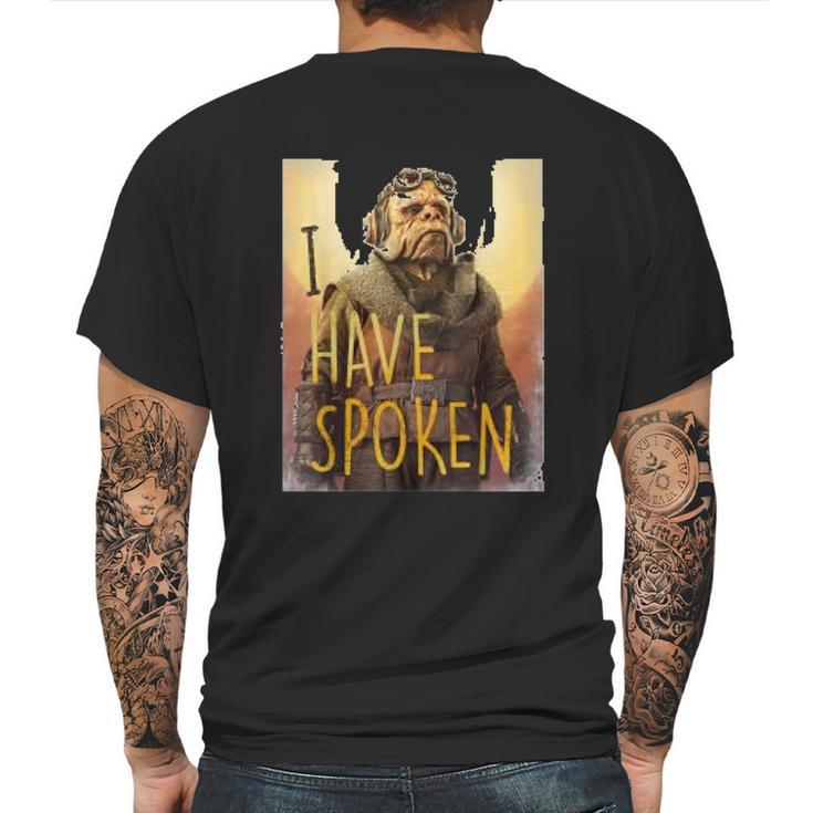 The Mandalorian Kuiil I Have Spoken Mens Back Print T-shirt