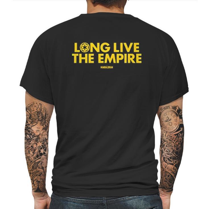 The Mandalorian Long Live The Empire Mens Back Print T-shirt