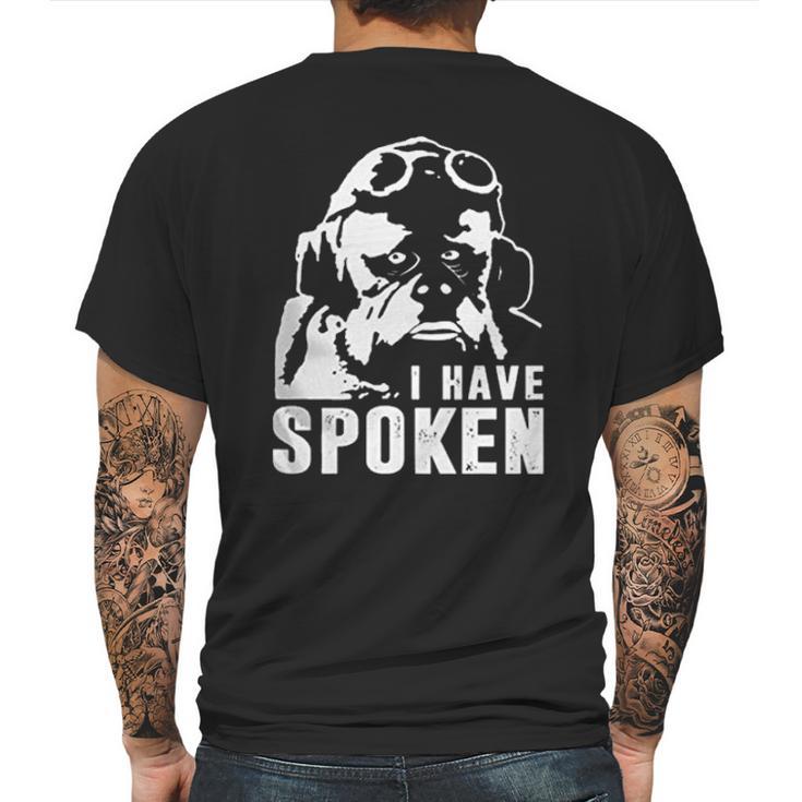 The Mandalorian I Have Spoken Quote Mens Back Print T-shirt