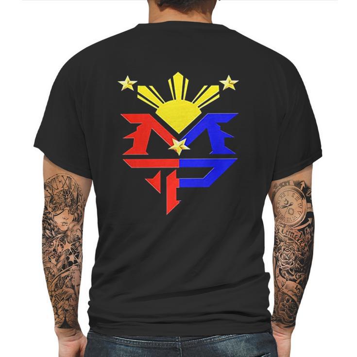 Manny Pacquiao  Flag Sun Symbol Mens Back Print T-shirt