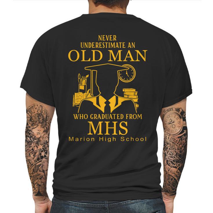 Marion High School Mens Back Print T-shirt