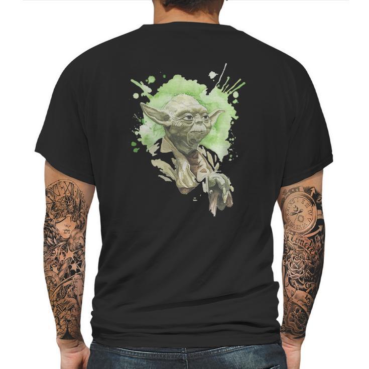 Master Yoda T-Shirt Mens Back Print T-shirt