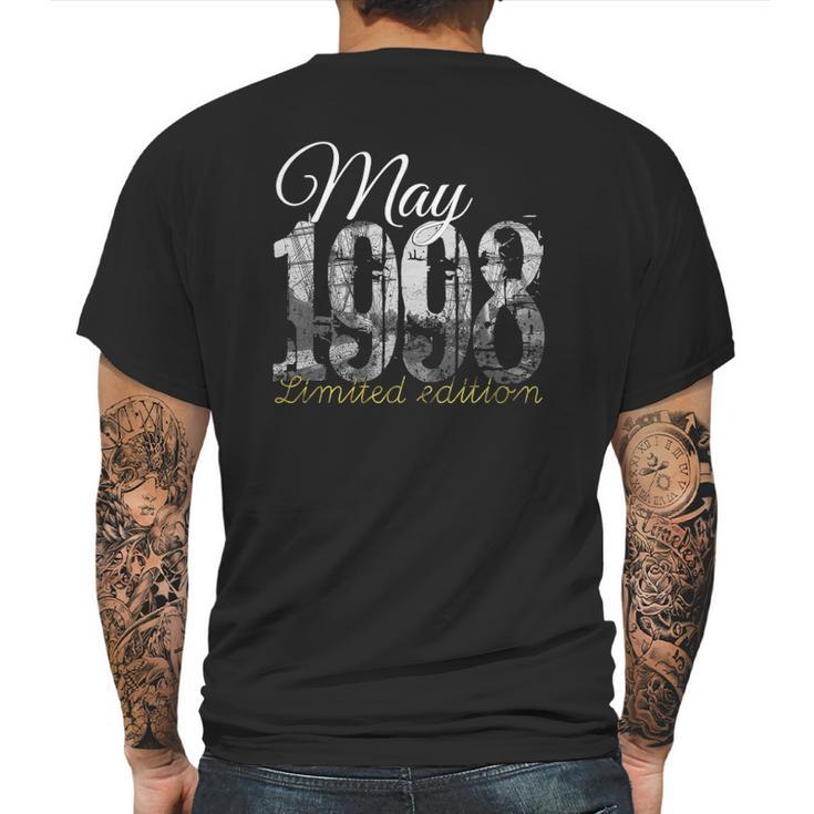 May 1998 Tee 23 Years Old  1998 23Rd Birthday Gift Mens Back Print T-shirt