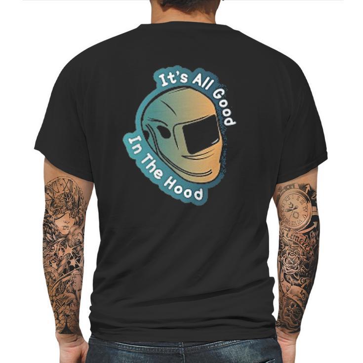 Mechanic Its All Food In The Hood Mens Back Print T-shirt