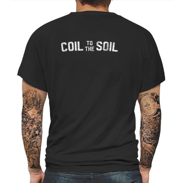 Metal Detecting Coil To The Soil Funny Vintage Mens Back Print T-shirt