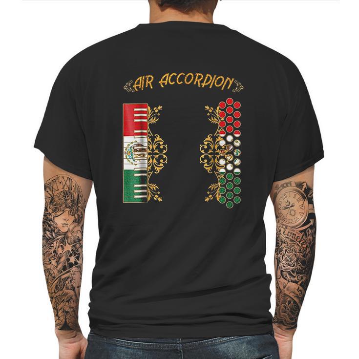 Mexican Air Accordion Mens Back Print T-shirt