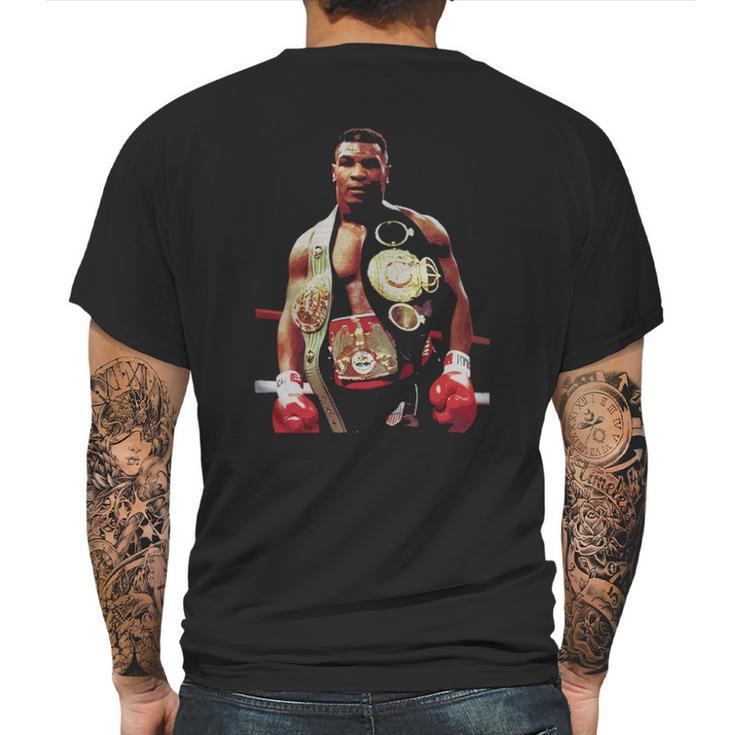 Mike Tyson Iron Mike Champion Boxing T Shirt Mens Back Print T-shirt