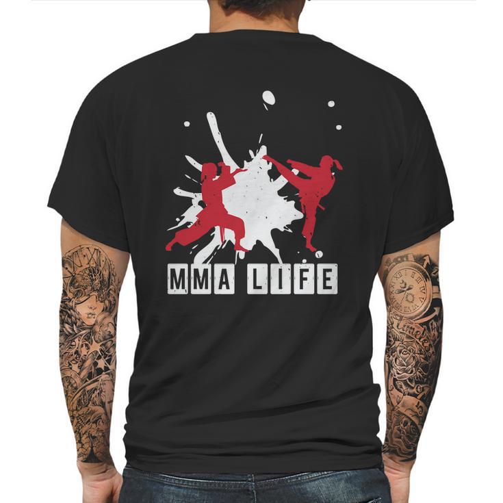 Mma Life Mens Back Print T-shirt