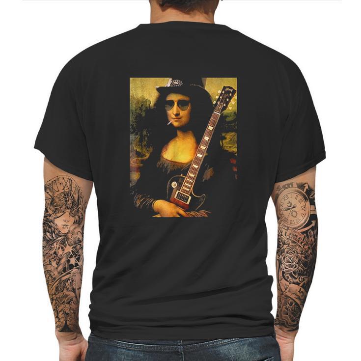 Mona Lisa By Slash Mens Back Print T-shirt