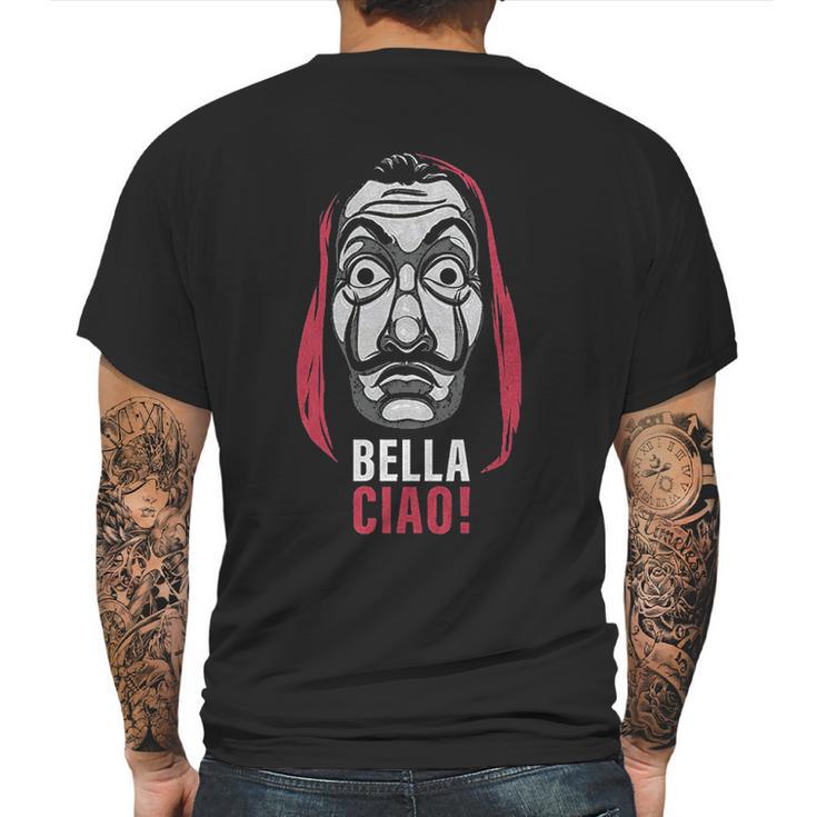 Money Heist Salvador Dali Mens Back Print T-shirt