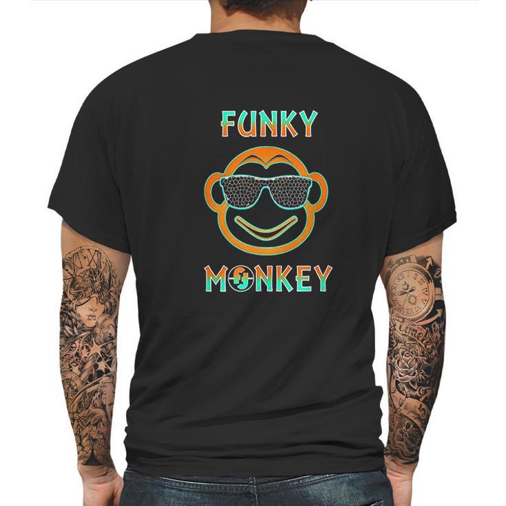 Monkey Funky Monkey Mens Back Print T-shirt