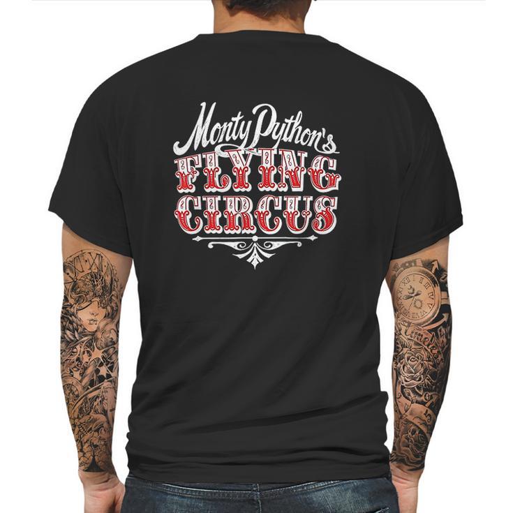 Monty Python Official Flying Circus Red Mens Back Print T-shirt