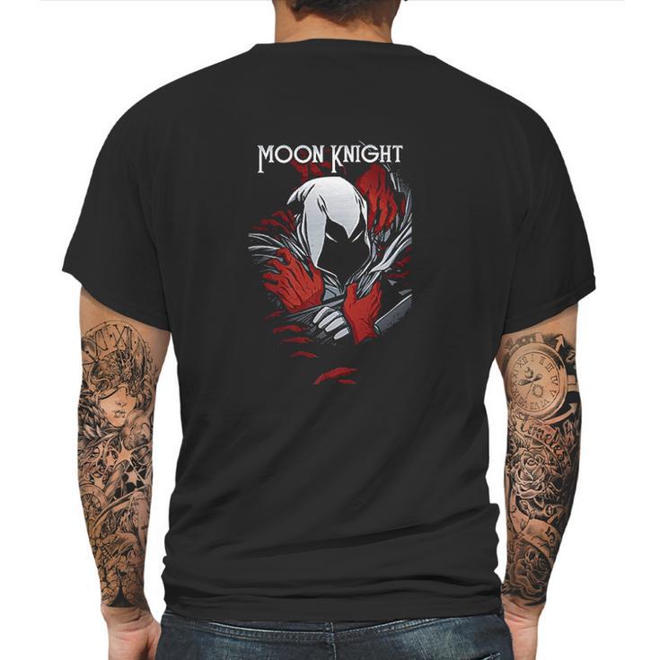 Moon Knight Choked Comic Cover Mens Back Print T-shirt