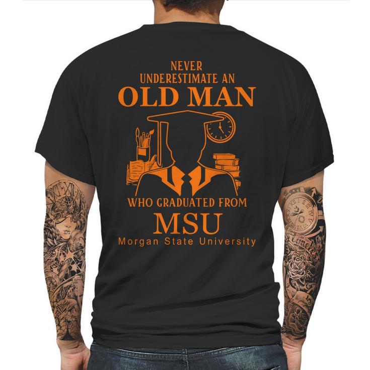 Morgan State University Mens Back Print T-shirt