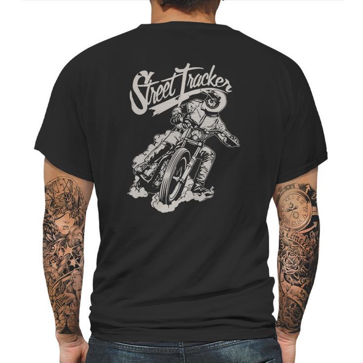 Motor Street Tracker Mens Back Print T-shirt