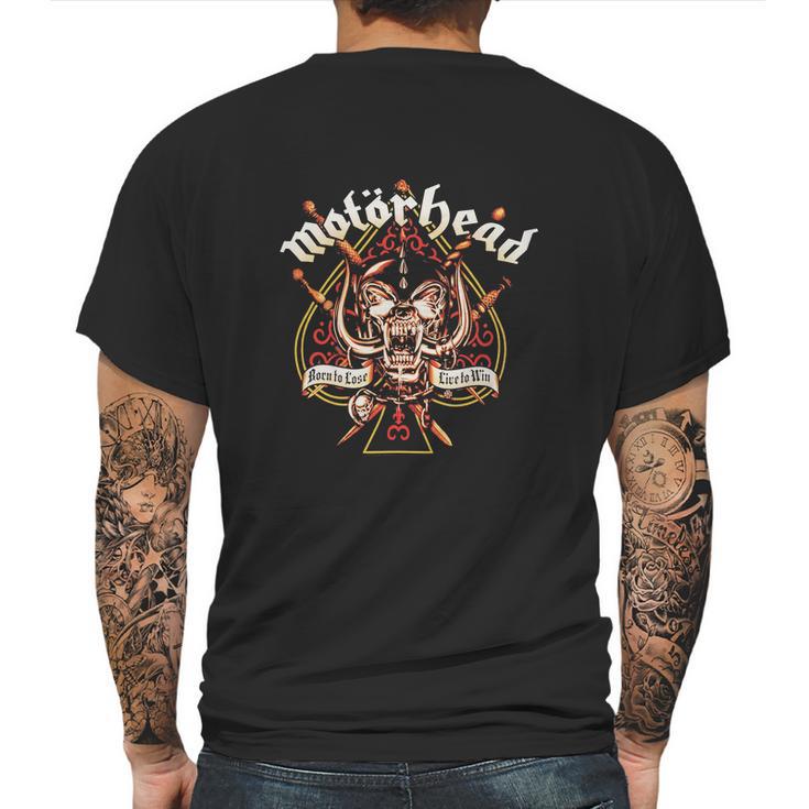 Motorhead Spade Clean Mens Back Print T-shirt