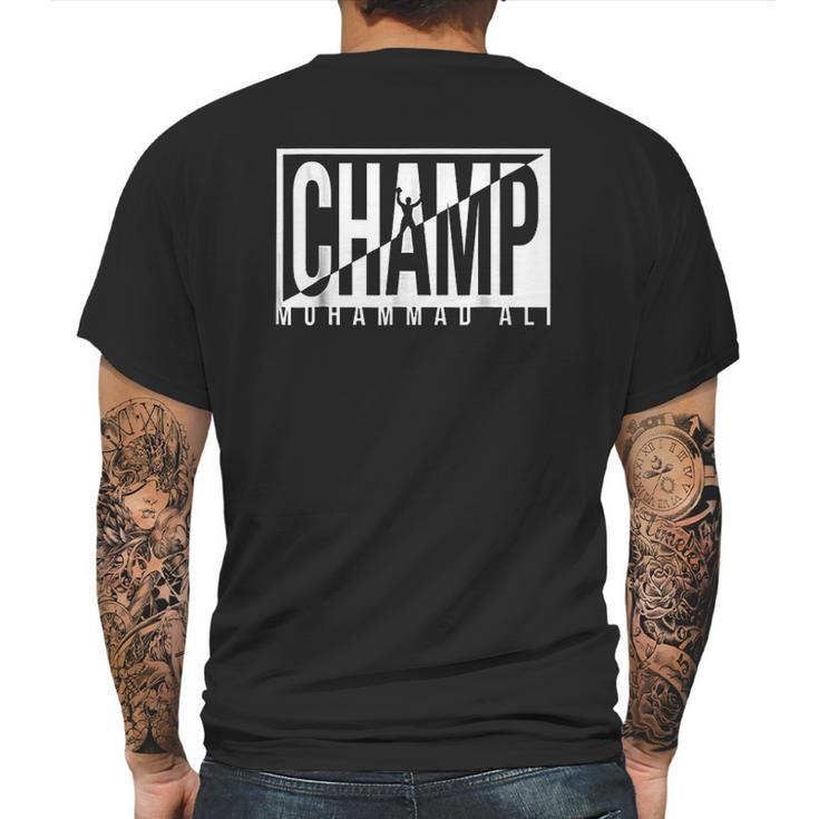 Muhammad Ali Champ Mens Back Print T-shirt