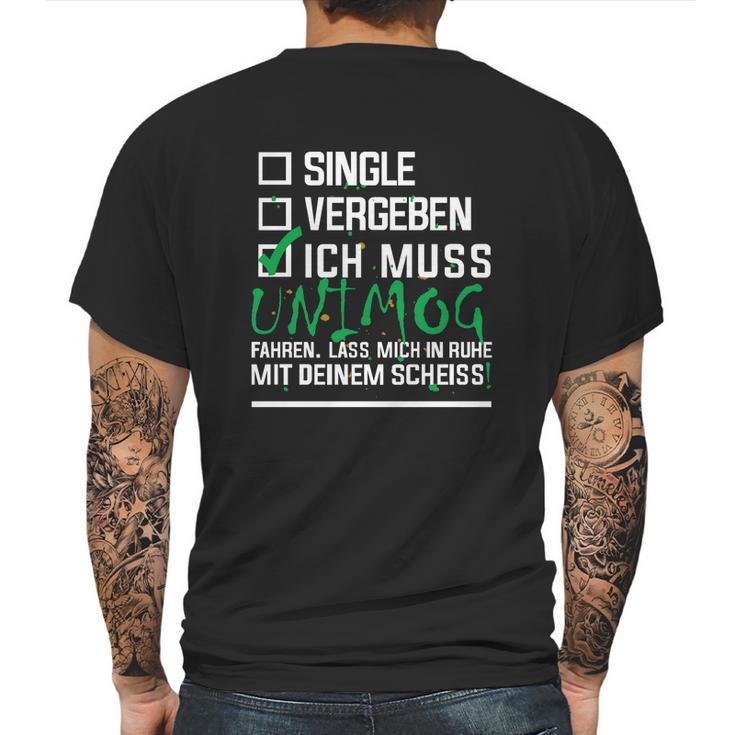 Muss Unimog Fahren Mens Back Print T-shirt