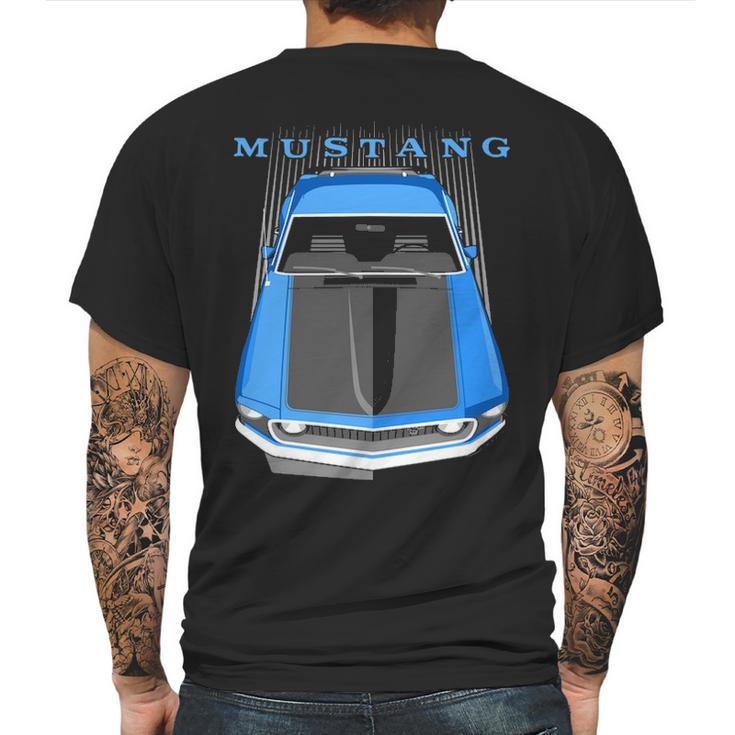 Mustang Boss 69 Blue Mens Back Print T-shirt