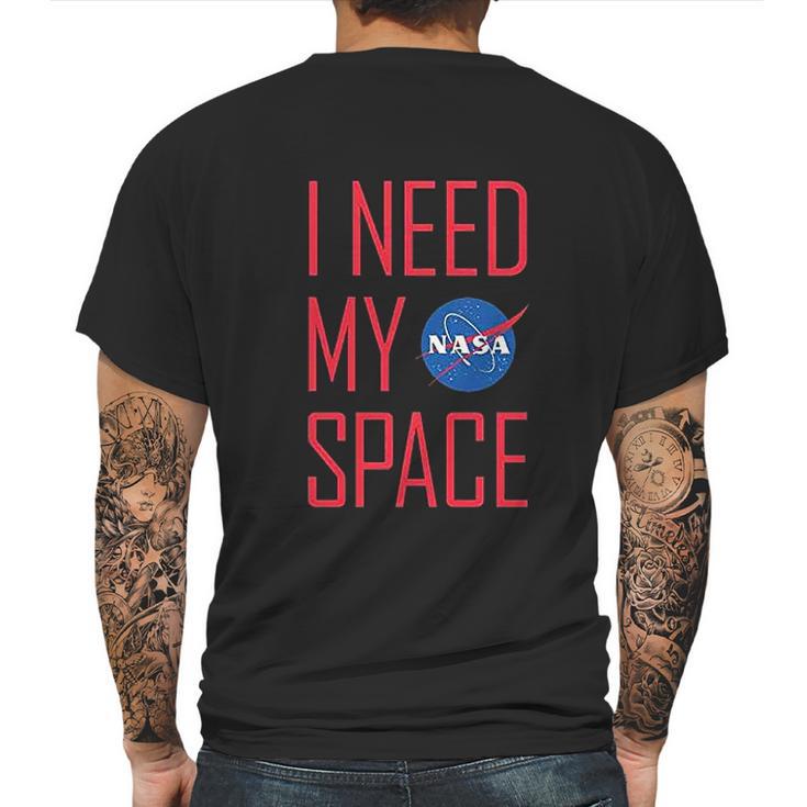 Nasa Approved Space Mens Back Print T-shirt