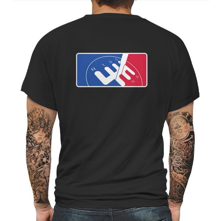 National Motorsport League Mens Back Print T-shirt