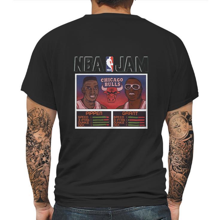 Nba Jam Chicago Bulls - Copy Mens Back Print T-shirt