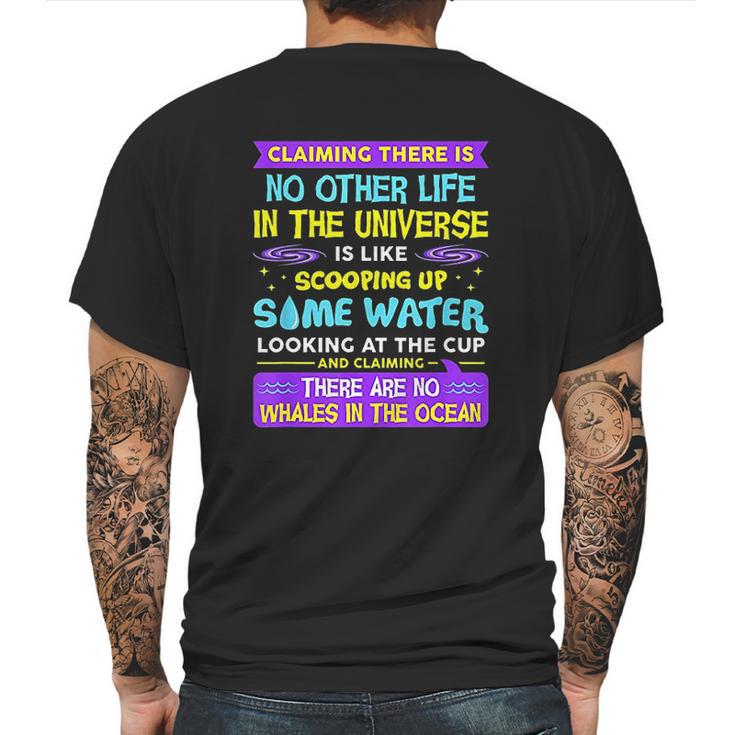 Neil Degrasse Tyson  Life In The Universe Mens Back Print T-shirt