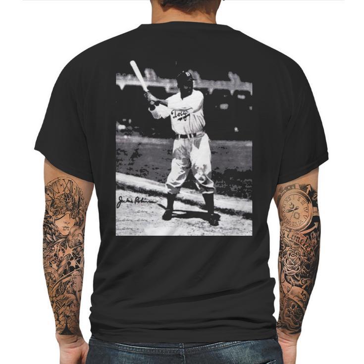 Ness Jackie Robinson Baseball Mens Back Print T-shirt