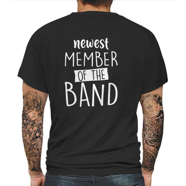 Newest Member Of The Band Baby One Piece Or Toddler For Musicians Mens Back Print T-shirt