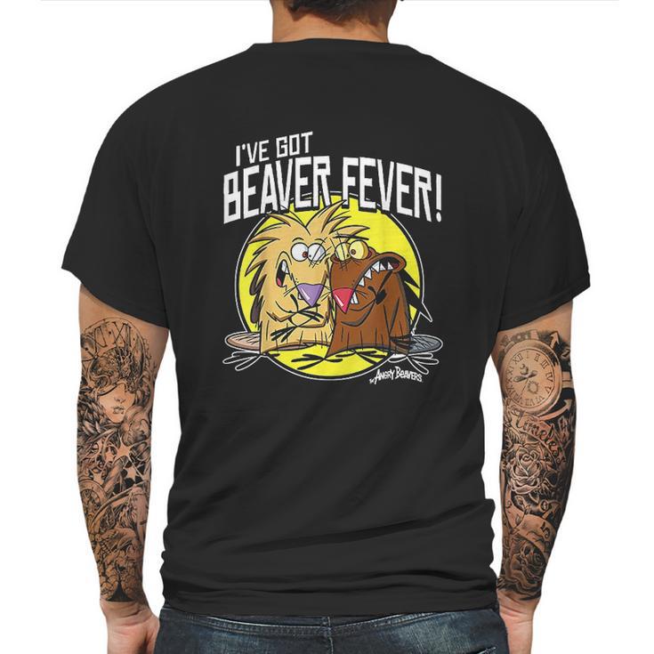 Nickelodeon Angry Bevers Ive Got Bever Fever Mens Back Print T-shirt