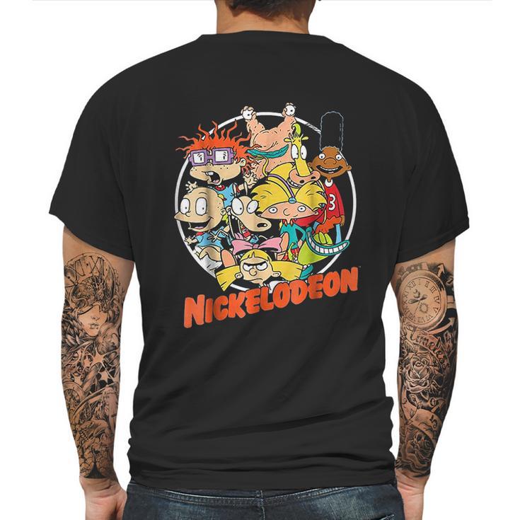 Nickelodeon Classic 90S Show Character Logo Mens Back Print T-shirt