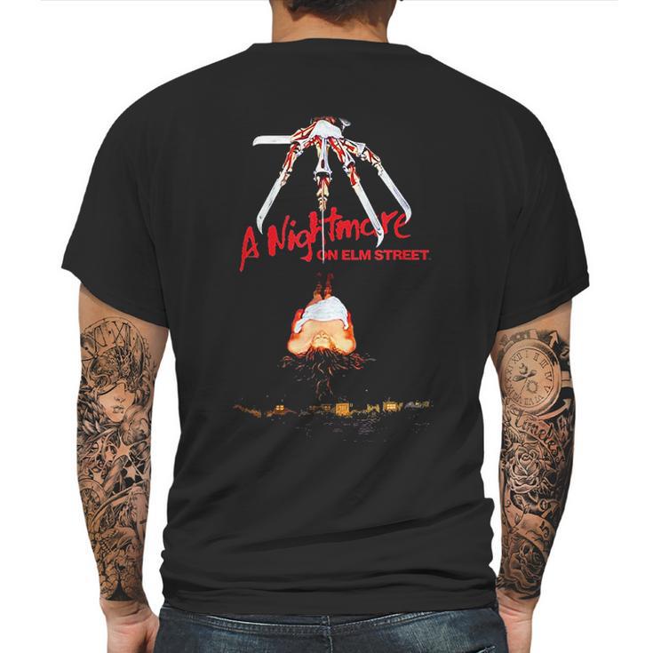 Nightmare On Elm Street Alternate Red Art Mens Back Print T-shirt