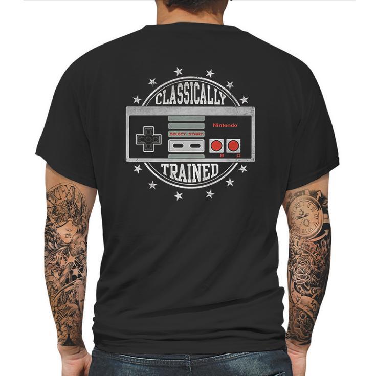 Nintendo Nes Controller Classically Trained Mens Back Print T-shirt